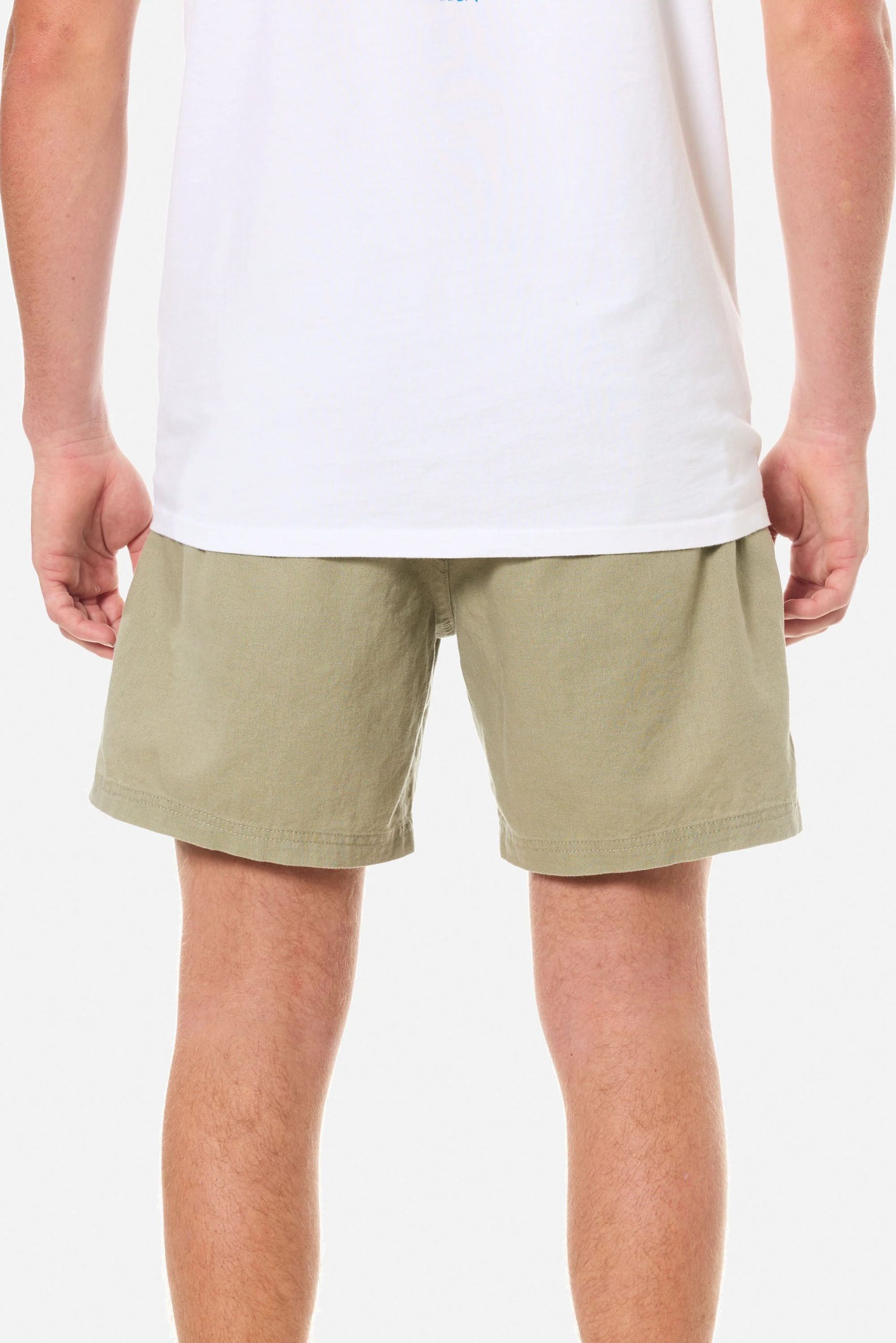 Moss 4 Pantalón corto hombre Isaiah Local Short Katin de lino y algodón