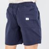 Navy 2 Pantalón corto hombre Frank Short Katin con cintura elástica y bordado gráfico