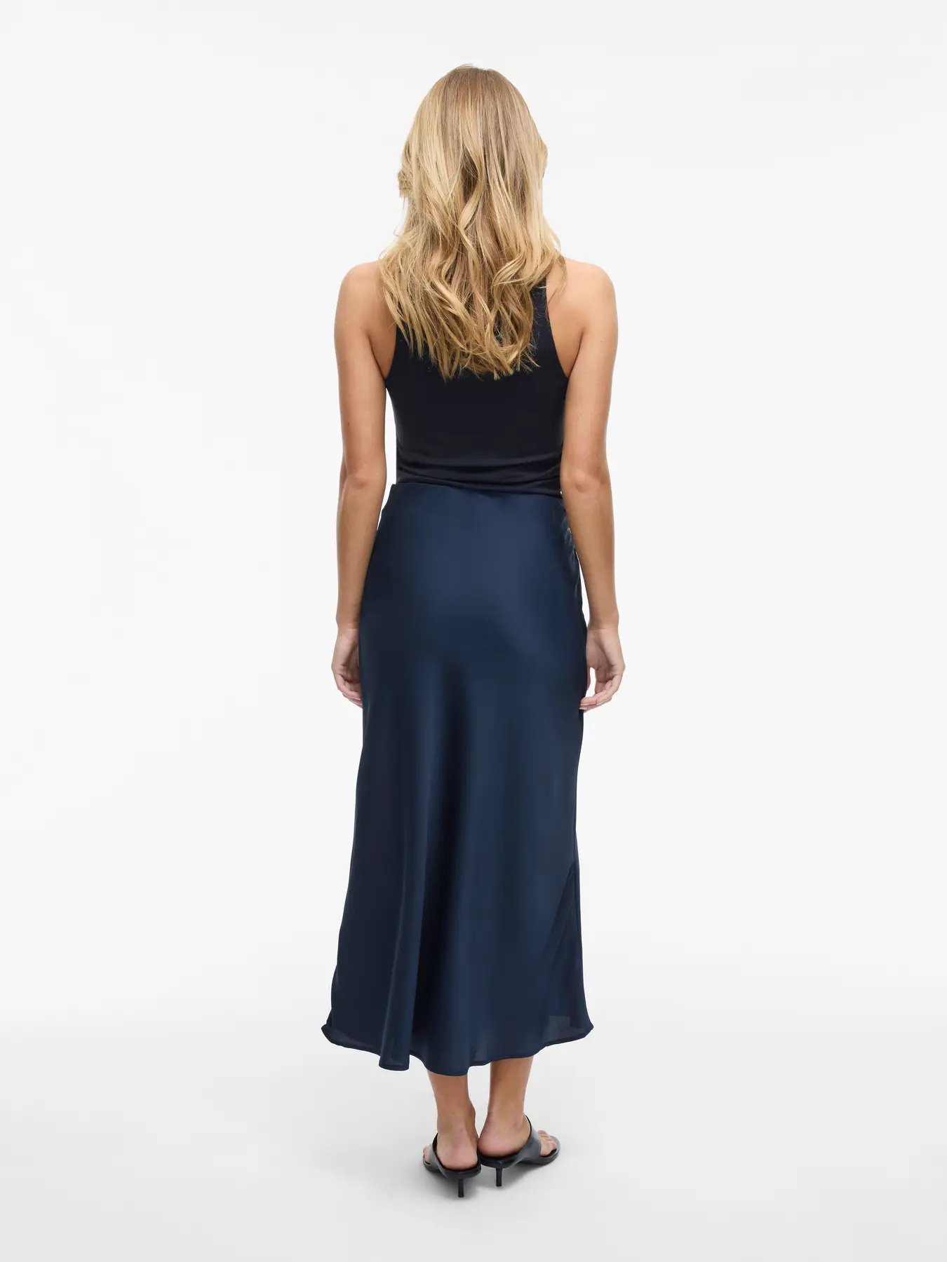 Viellette Midi Skirt Navy Blazer