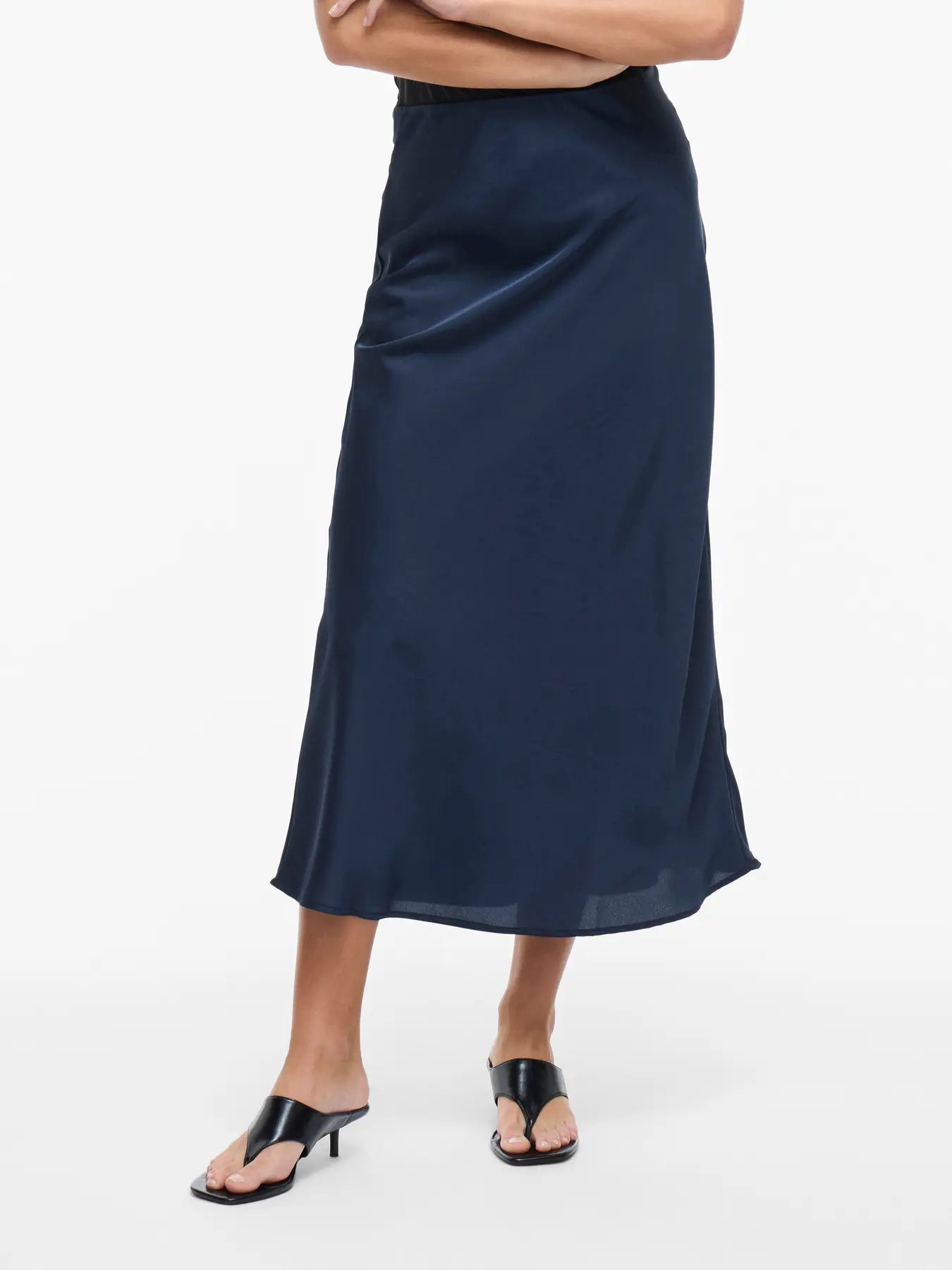 Viellette Midi Skirt Navy Blazer