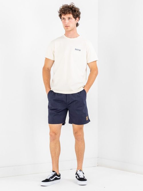 Pantalón corto hombre Frank Short Katin con cintura elástica y bordado gráfico