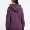 Plum 3 Chaqueta sudadera mujer NESKIA ZIP Ragwear con capucha alta y bolsillos