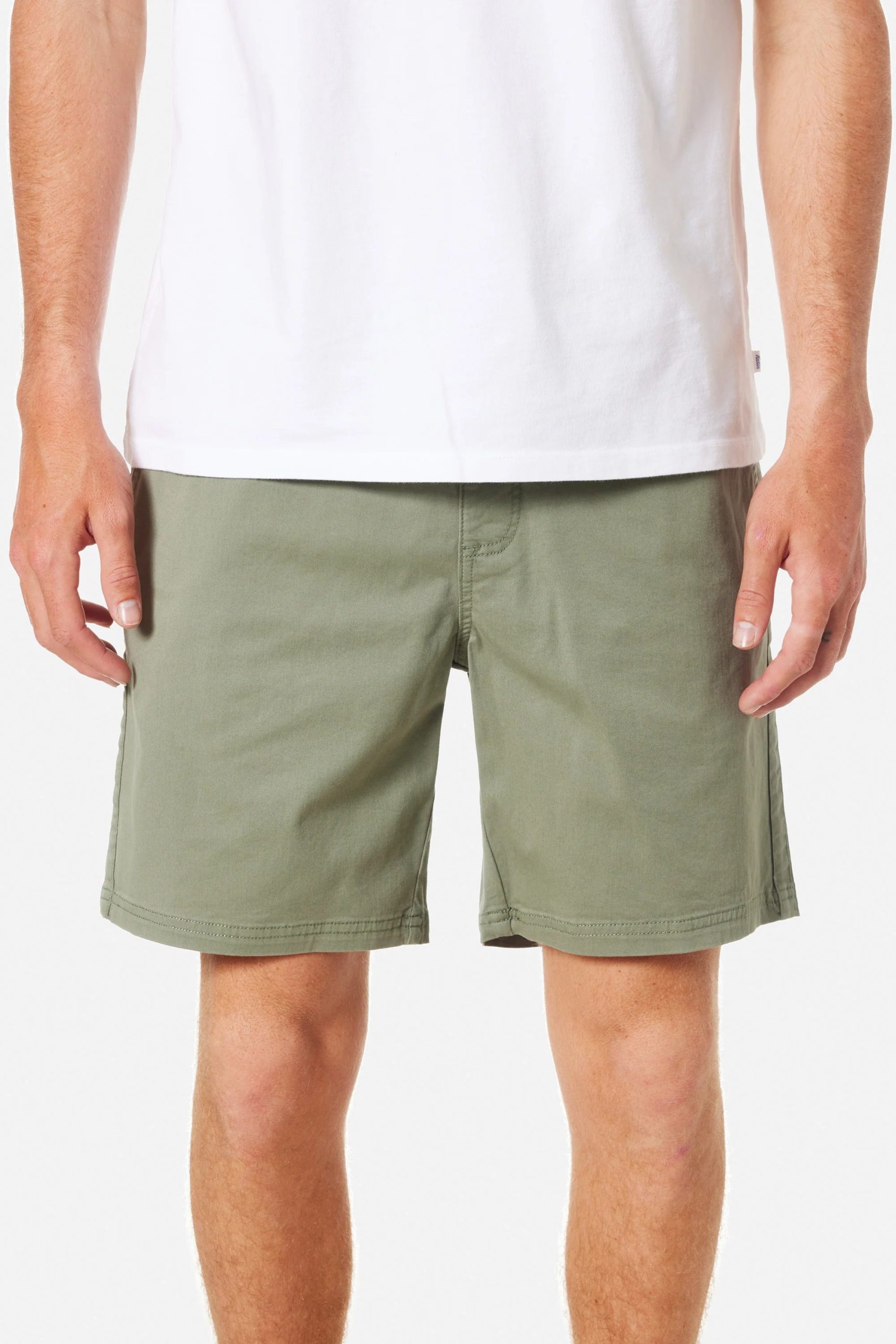 Sea Grey 2 Pantalón corto hombre Patio Short Katin con cintura elástica y cordón ajustable