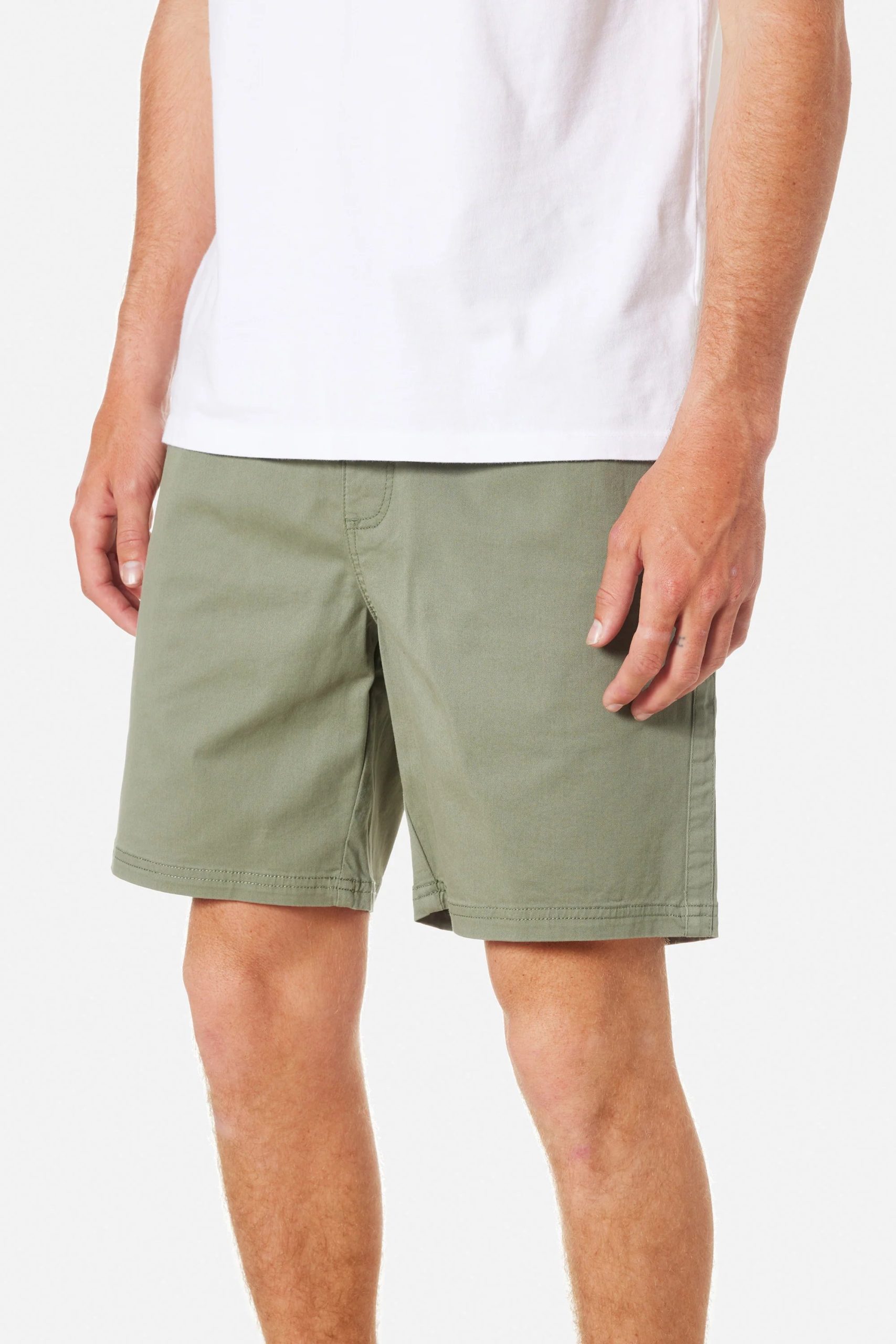Sea Grey 3 Pantalón corto hombre Patio Short Katin con cintura elástica y cordón ajustable