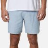 Spring Blue 2 Pantalón corto hombre Isaiah Local Short Katin de lino y algodón