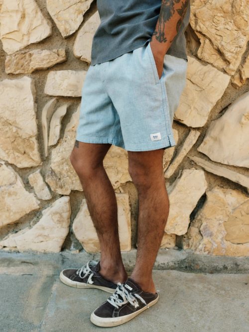 Pantalón corto hombre Isaiah Local Short Katin de lino y algodón