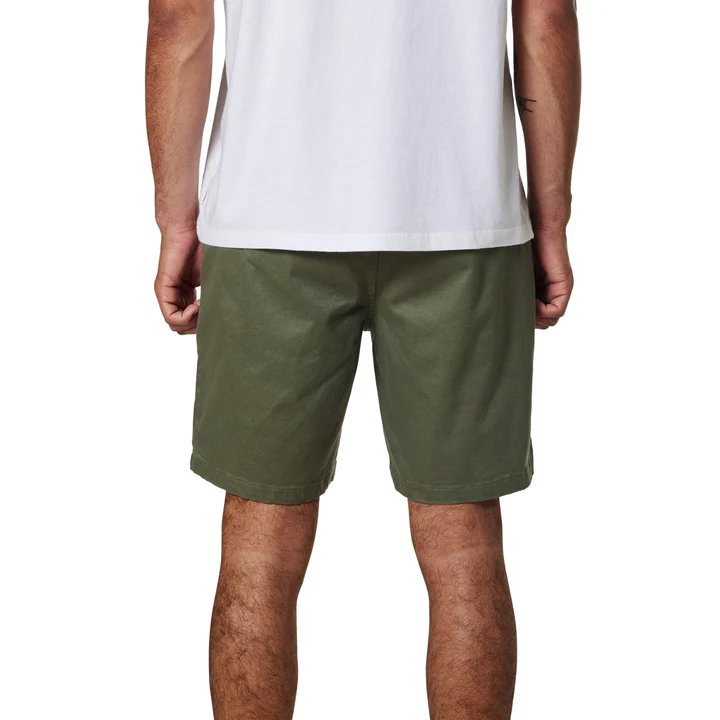 Verde Melange 3 Pantalón corto hombre Cove Short Katin de estilo chino, cómodo y elástico