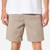 Vintage Khaki 2 Pantalón corto hombre Patio Short Katin con cintura elástica y cordón ajustable