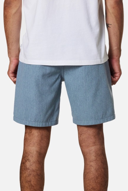 Washed Blue 4 Pantalón corto hombre Court Short Katin de estilo chino, cómodo y versátil