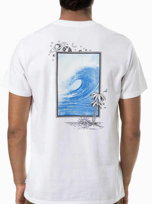 Camiseta hombre Vortex Tee de algodón orgánico, manga corta, diseño relajado y cómodo